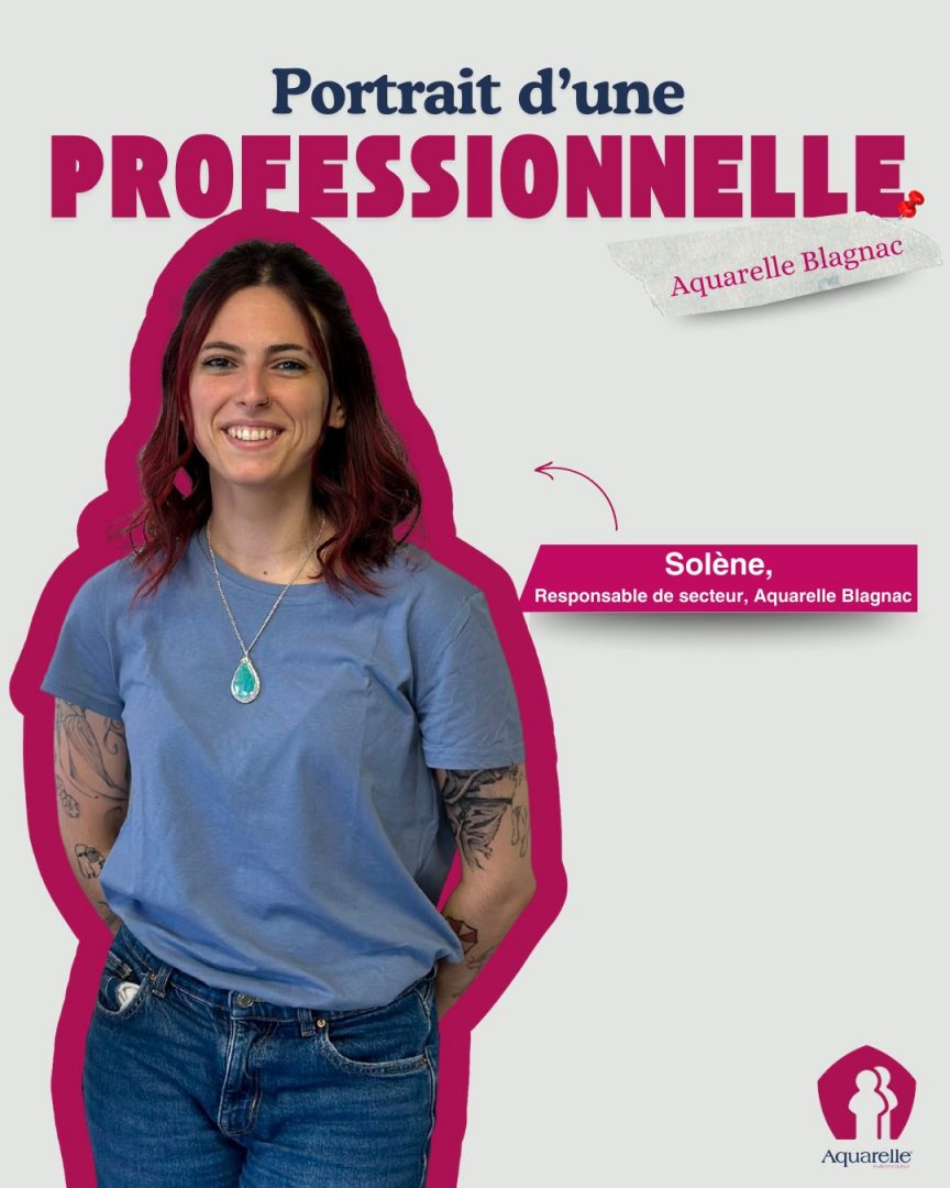 Solène, responsable de secteur Aquarelle Blagnac